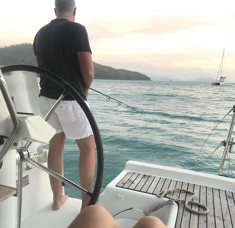 Fishing on a charter yacht whitsundays 