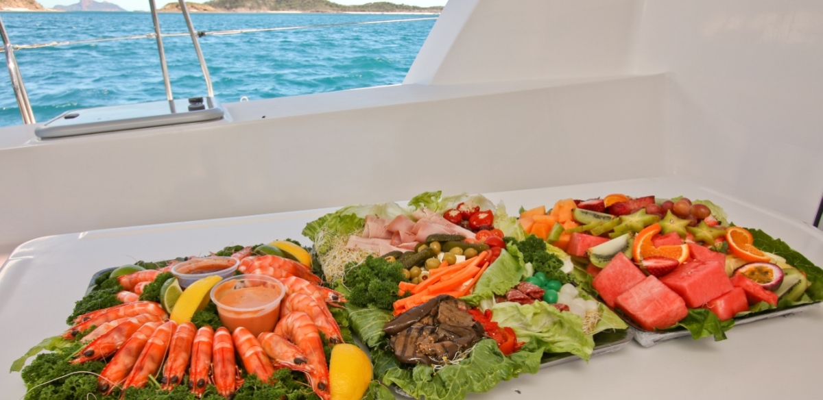 bareboat charter catering