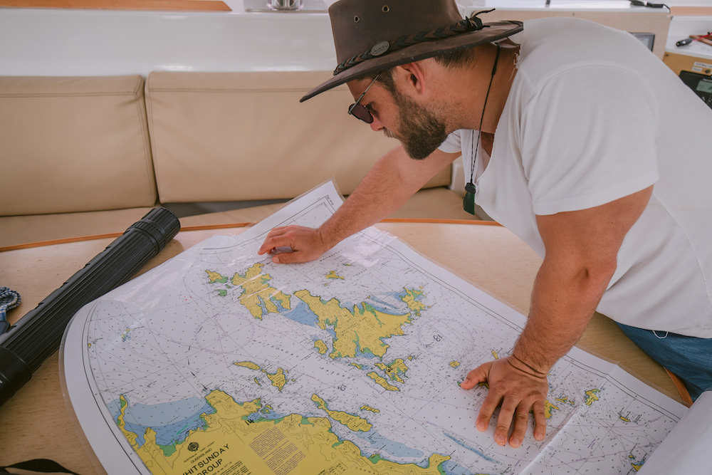 Sailing the Whtisundays Map Navigation